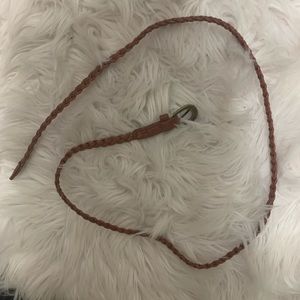 Brown Braided Belt Size Small